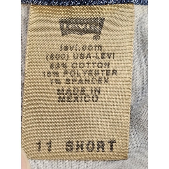 Levi's Womens 518 Superlow Bootcut Denim Jeans Pants Blue Size 11  Short - Picture 8 of 9